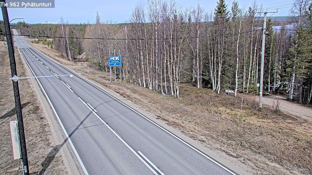 Kelikamerat Kuva Tie 962 Pelkosenniemi Pyhätunturi, Pelkosenniemi, Lappi