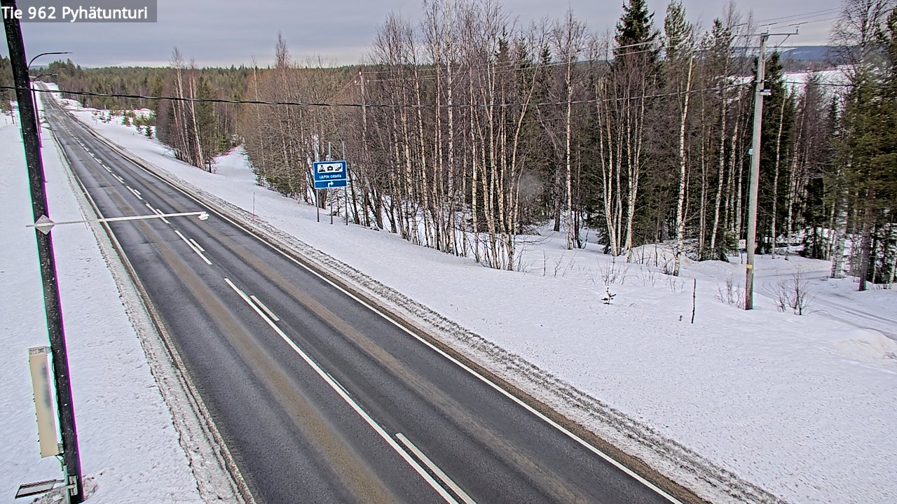 Kelikamerat Kuva Tie 962 Pelkosenniemi Pyhätunturi, Pelkosenniemi, Lappi