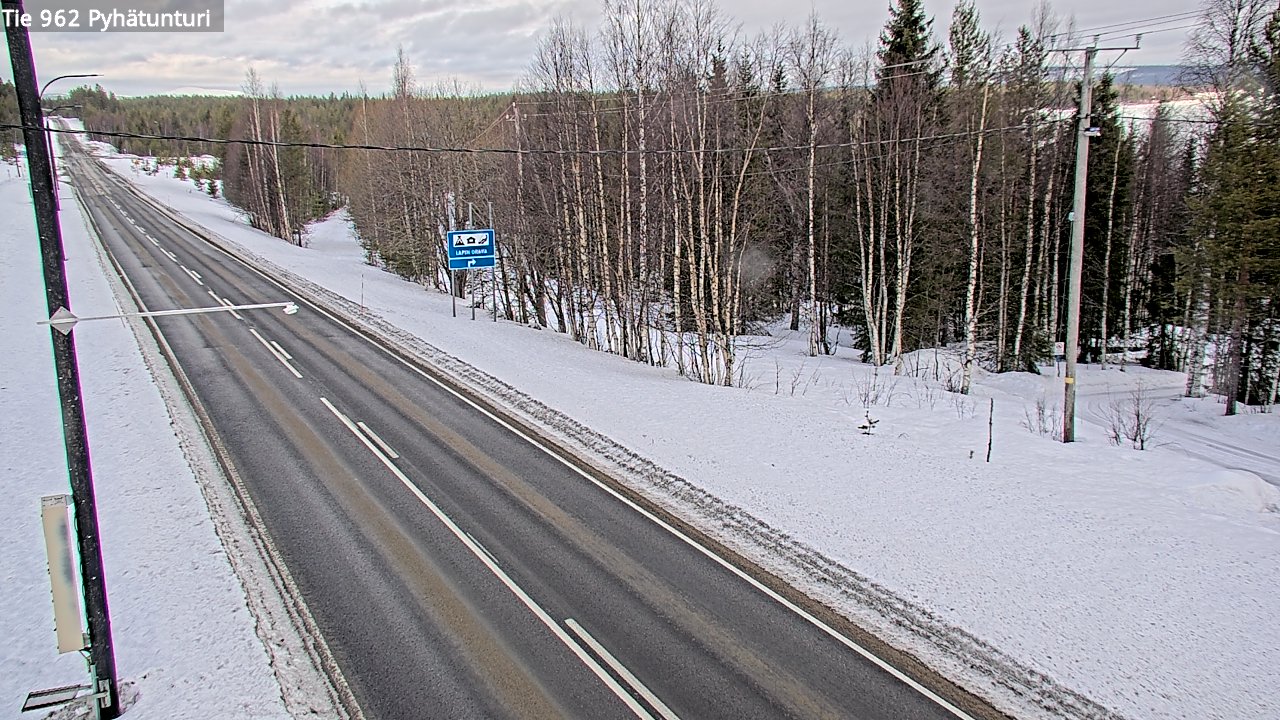 Kelikamerat Kuva Tie 962 Pelkosenniemi Pyhätunturi, Pelkosenniemi, Lappi