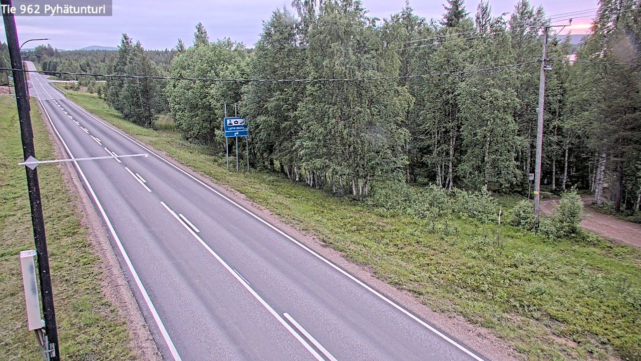 Kelikamerat Kuva Tie 962 Pelkosenniemi Pyhätunturi, Pelkosenniemi, Lappi