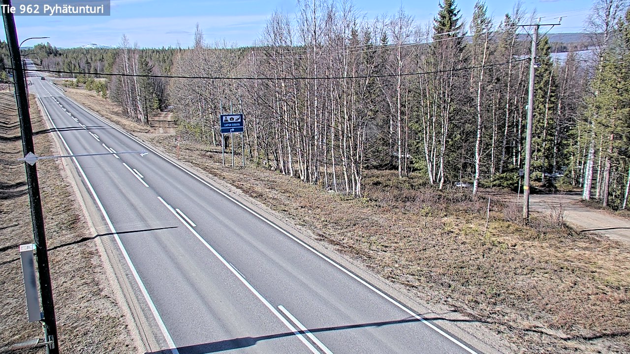 Kelikamerat Kuva Tie 962 Pelkosenniemi Pyhätunturi, Pelkosenniemi, Lappi