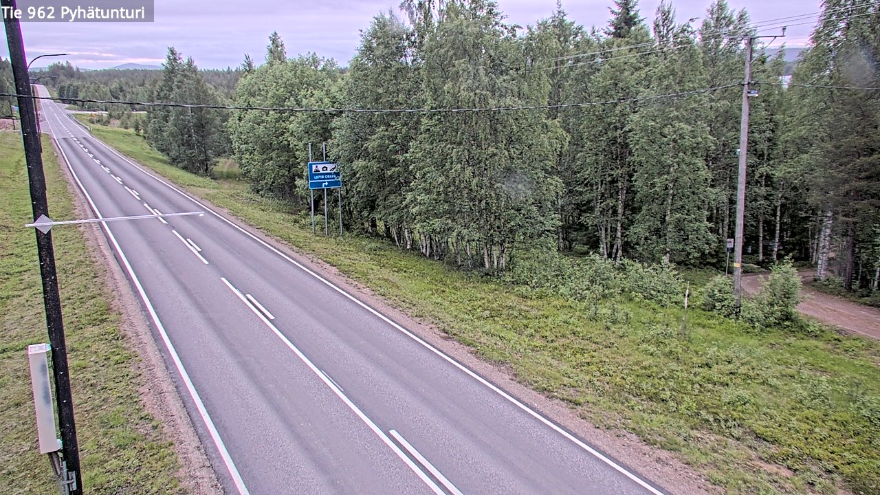 Kelikamerat Kuva Tie 962 Pelkosenniemi Pyhätunturi, Pelkosenniemi, Lappi