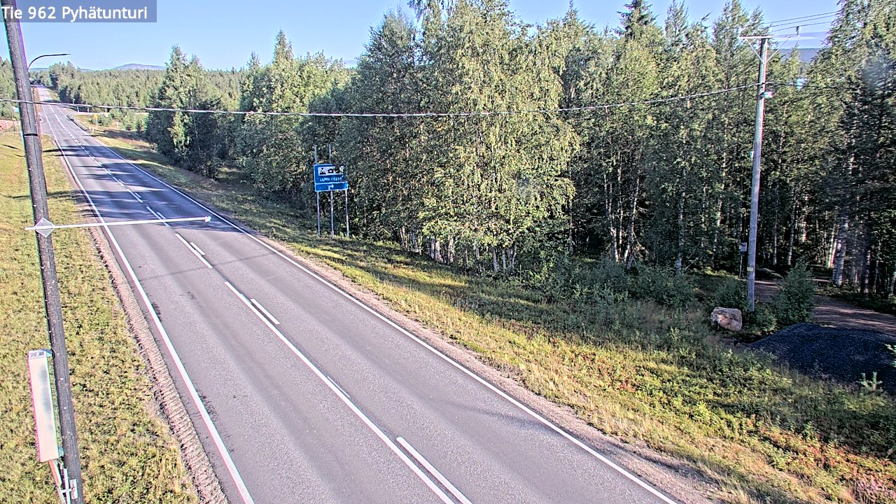 Kelikamerat Kuva Tie 962 Pelkosenniemi Pyhätunturi, Pelkosenniemi, Lappi