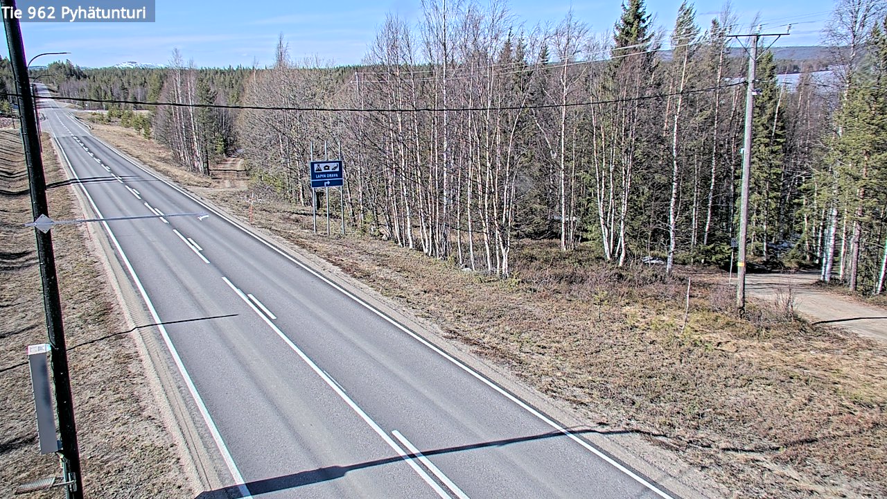 Kelikamerat Kuva Tie 962 Pelkosenniemi Pyhätunturi, Pelkosenniemi, Lappi