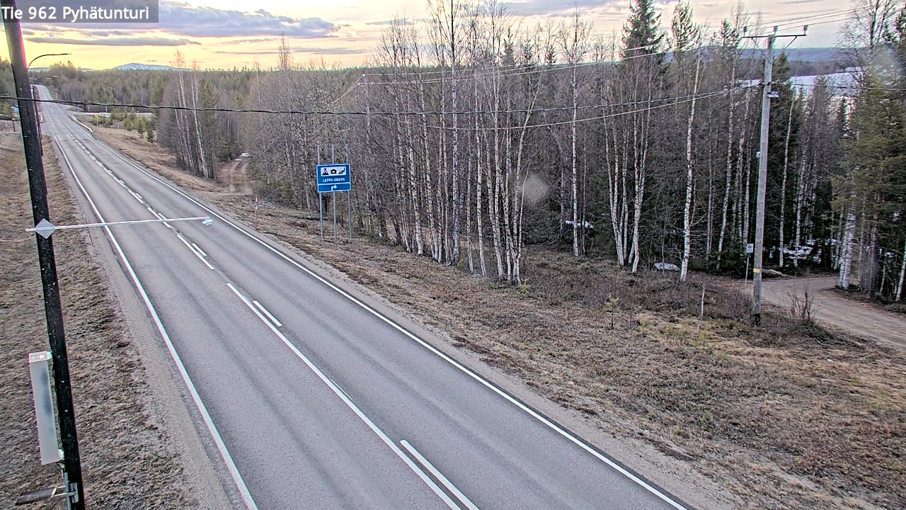 Kelikamerat Kuva Tie 962 Pelkosenniemi Pyhätunturi, Pelkosenniemi, Lappi