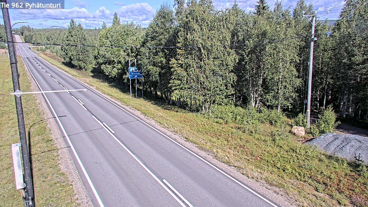 Kelikamerat Kuva Tie 962 Pelkosenniemi Pyhätunturi, Pelkosenniemi, Lappi