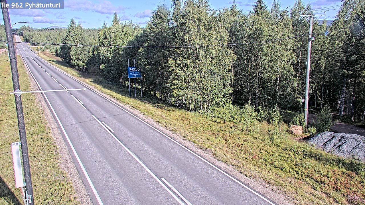 Kelikamerat Kuva Tie 962 Pelkosenniemi Pyhätunturi, Pelkosenniemi, Lappi
