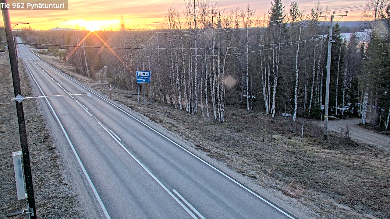 Kelikamerat Kuva Tie 962 Pelkosenniemi Pyhätunturi, Pelkosenniemi, Lappi