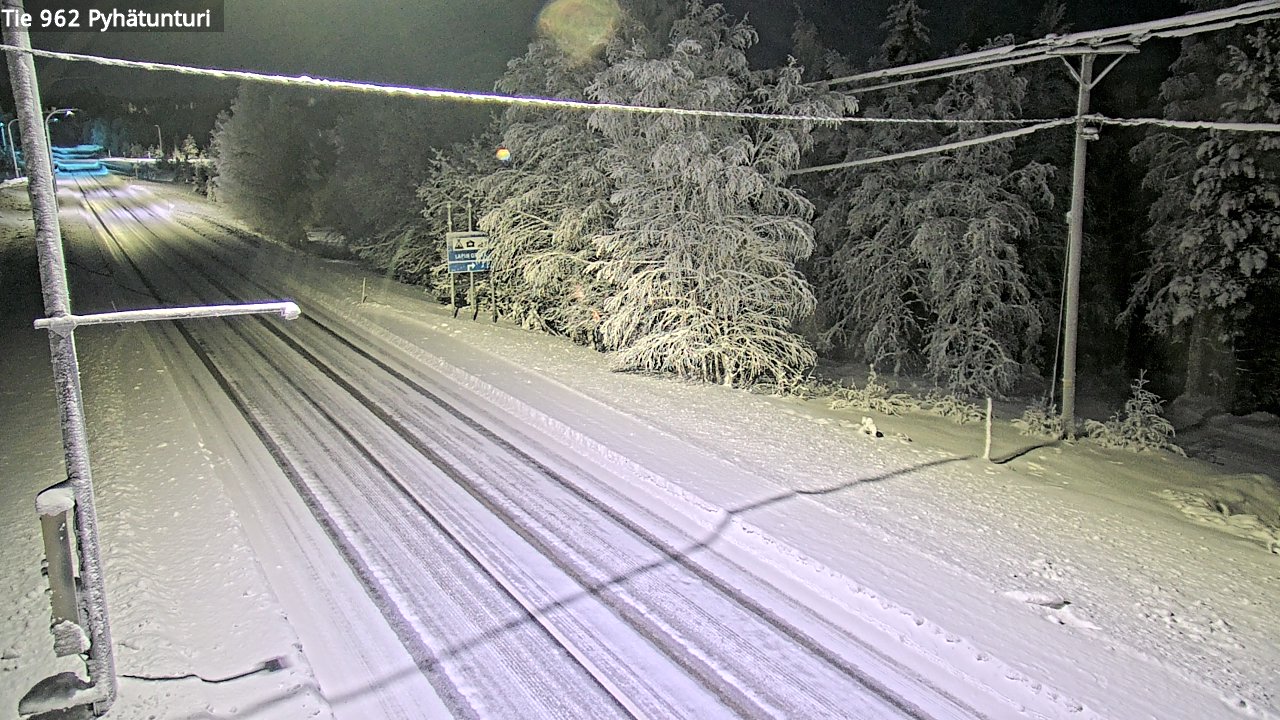 Kelikamerat Kuva Tie 962 Pelkosenniemi Pyhätunturi, Pelkosenniemi, Lappi