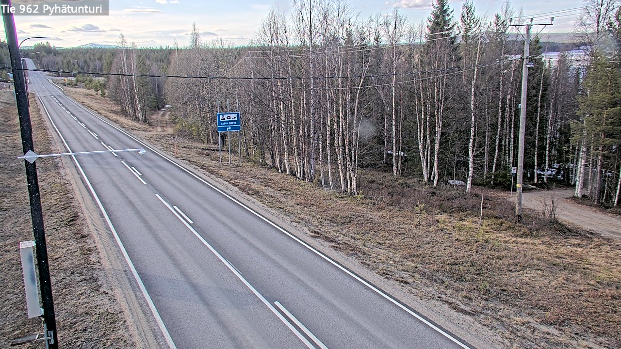Kelikamerat Kuva Tie 962 Pelkosenniemi Pyhätunturi, Pelkosenniemi, Lappi