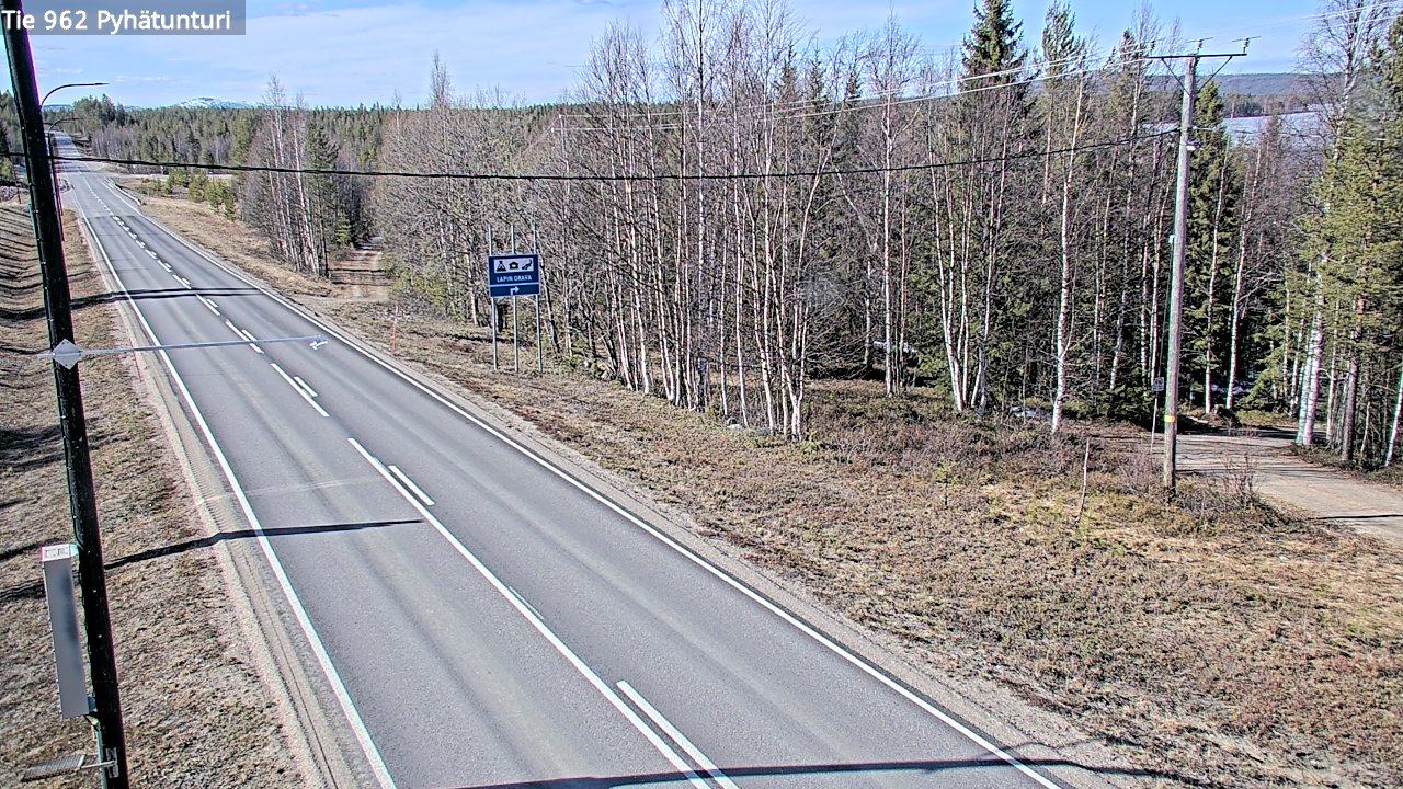 Kelikamerat Kuva Tie 962 Pelkosenniemi Pyhätunturi, Pelkosenniemi, Lappi