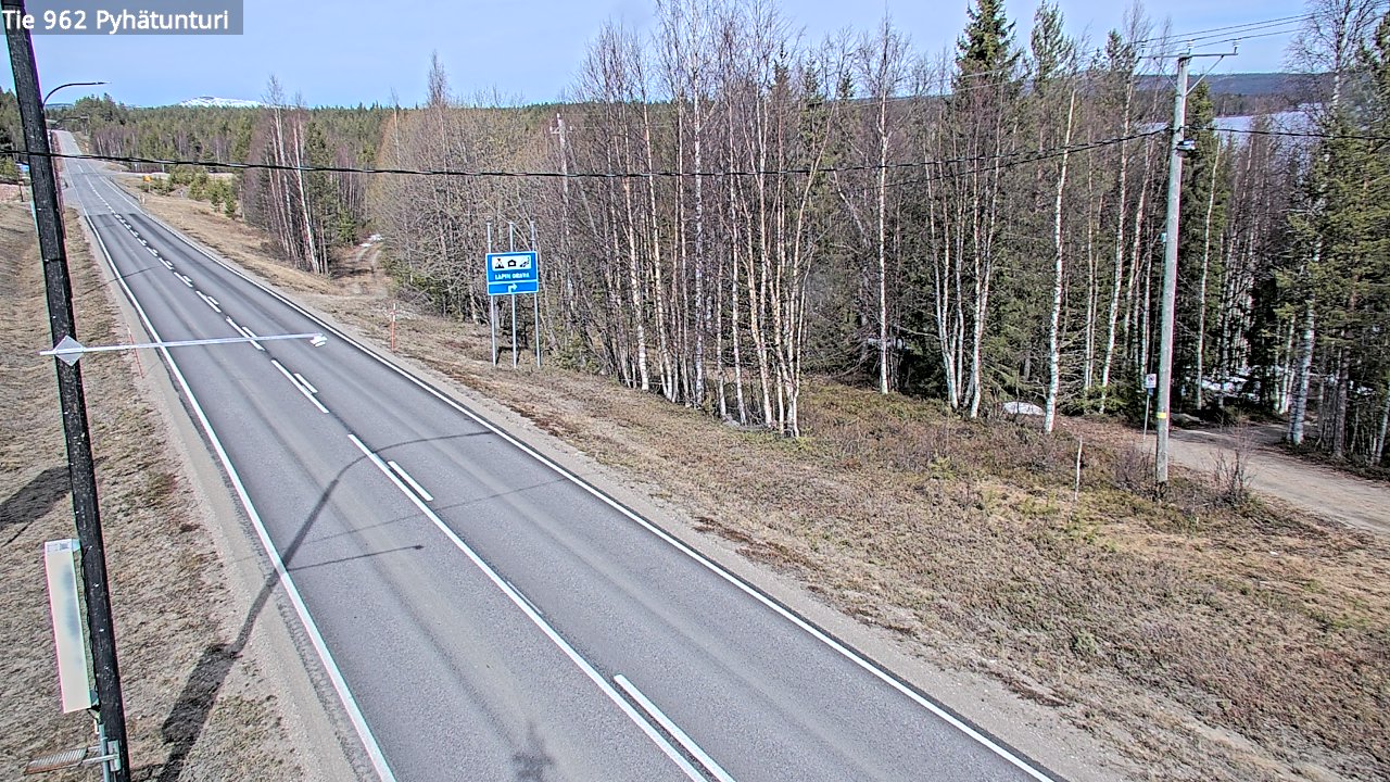 Kelikamerat Kuva Tie 962 Pelkosenniemi Pyhätunturi, Pelkosenniemi, Lappi