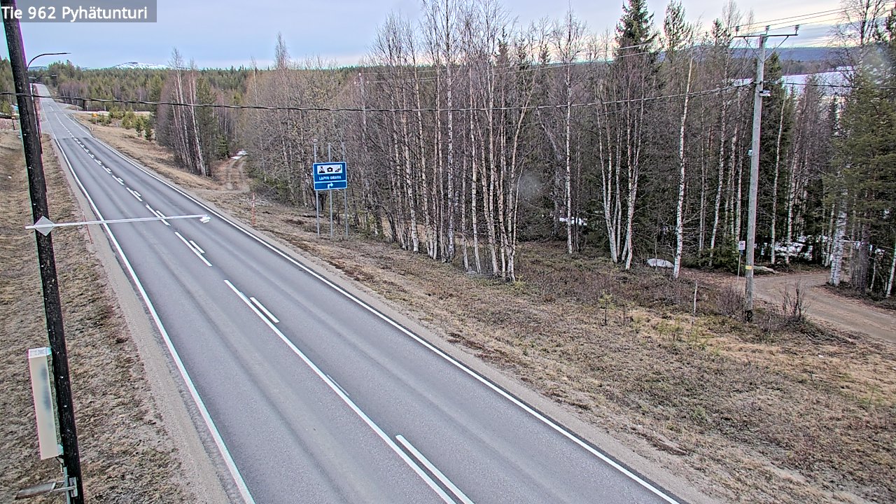 Kelikamerat Kuva Tie 962 Pelkosenniemi Pyhätunturi, Pelkosenniemi, Lappi
