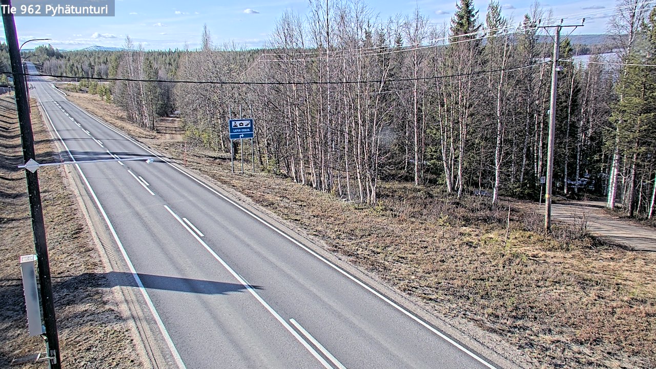Kelikamerat Kuva Tie 962 Pelkosenniemi Pyhätunturi, Pelkosenniemi, Lappi