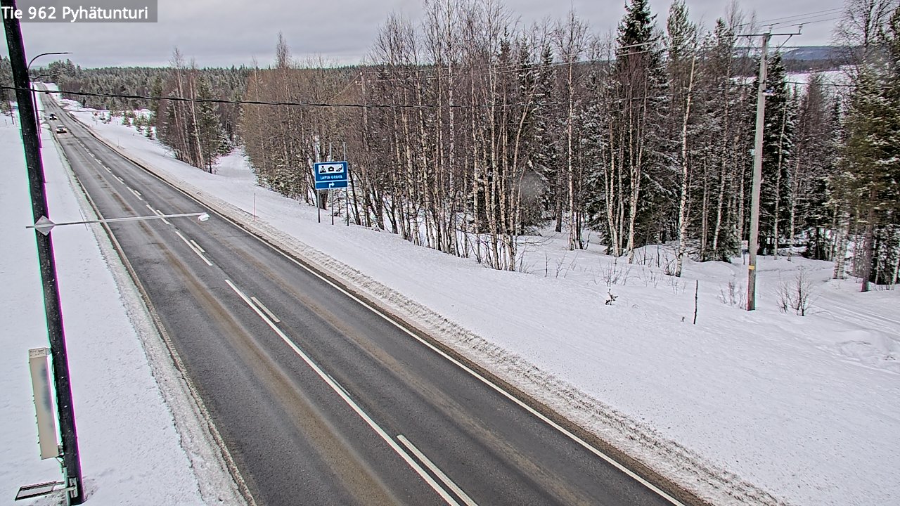 Kelikamerat Kuva Tie 962 Pelkosenniemi Pyhätunturi, Pelkosenniemi, Lappi
