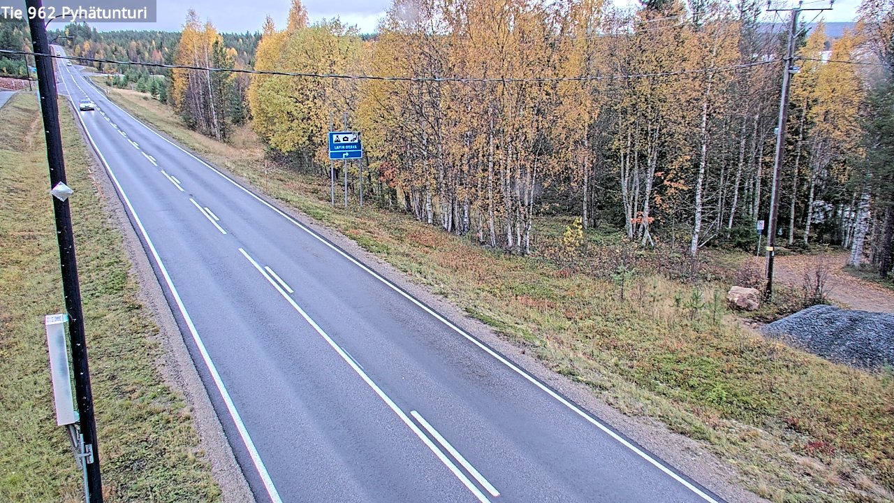 Kelikamerat Kuva Tie 962 Pelkosenniemi Pyhätunturi, Pelkosenniemi, Lappi