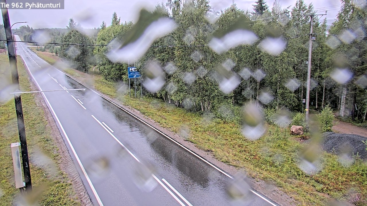 Weather Camera Image Road 962 Pelkosenniemi Pyhätunturi, Pelkosenniemi, Lappi