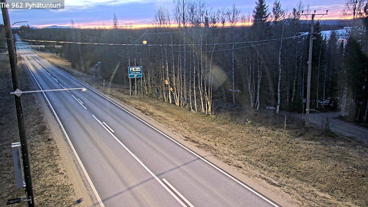 Kelikamerat Kuva Tie 962 Pelkosenniemi Pyhätunturi, Pelkosenniemi, Lappi