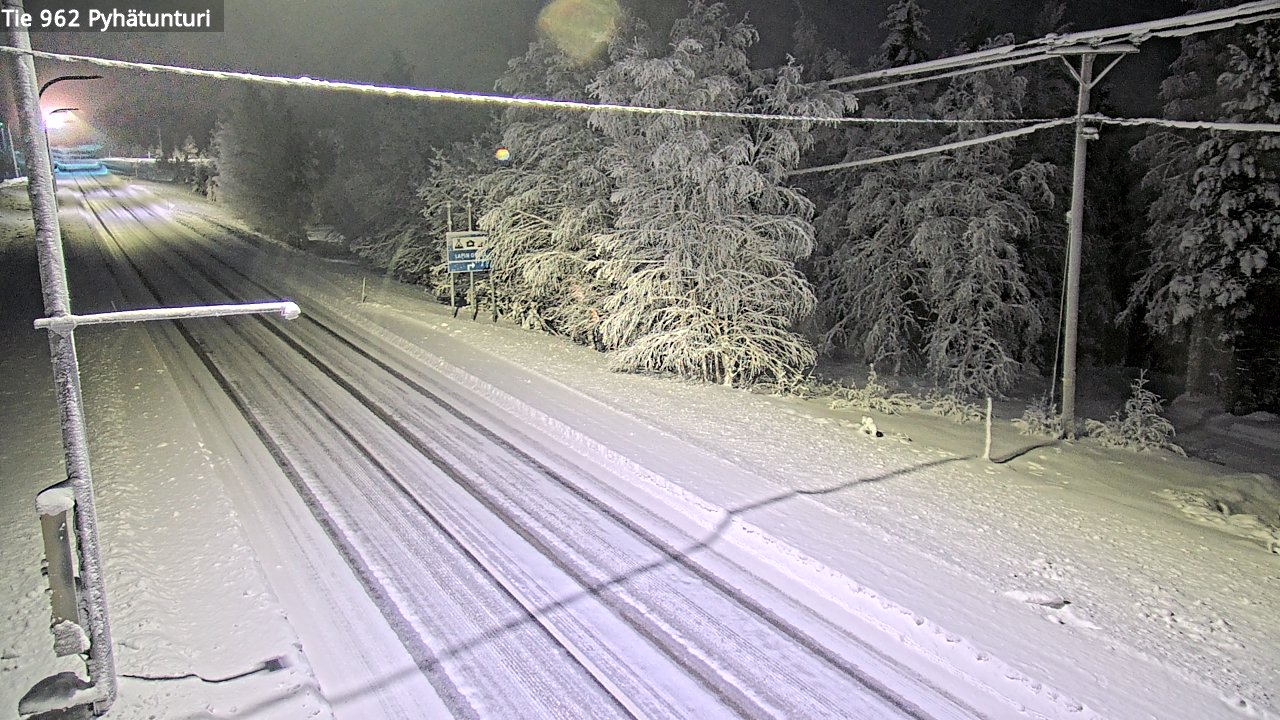 Kelikamerat Kuva Tie 962 Pelkosenniemi Pyhätunturi, Pelkosenniemi, Lappi