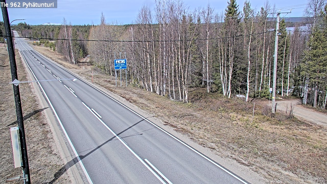 Kelikamerat Kuva Tie 962 Pelkosenniemi Pyhätunturi, Pelkosenniemi, Lappi