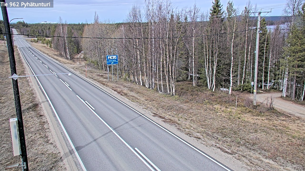Kelikamerat Kuva Tie 962 Pelkosenniemi Pyhätunturi, Pelkosenniemi, Lappi