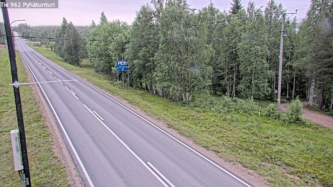 Kelikamerat Kuva Tie 962 Pelkosenniemi Pyhätunturi, Pelkosenniemi, Lappi