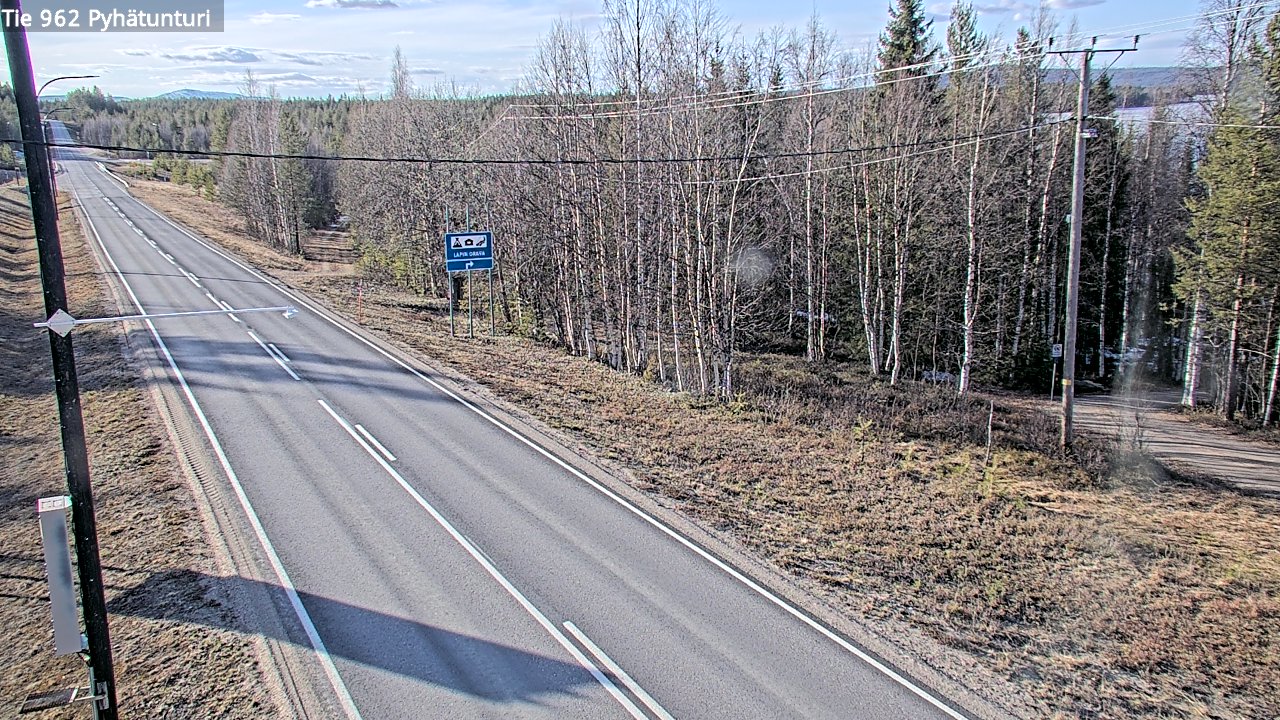 Kelikamerat Kuva Tie 962 Pelkosenniemi Pyhätunturi, Pelkosenniemi, Lappi