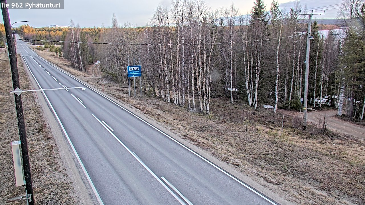 Kelikamerat Kuva Tie 962 Pelkosenniemi Pyhätunturi, Pelkosenniemi, Lappi