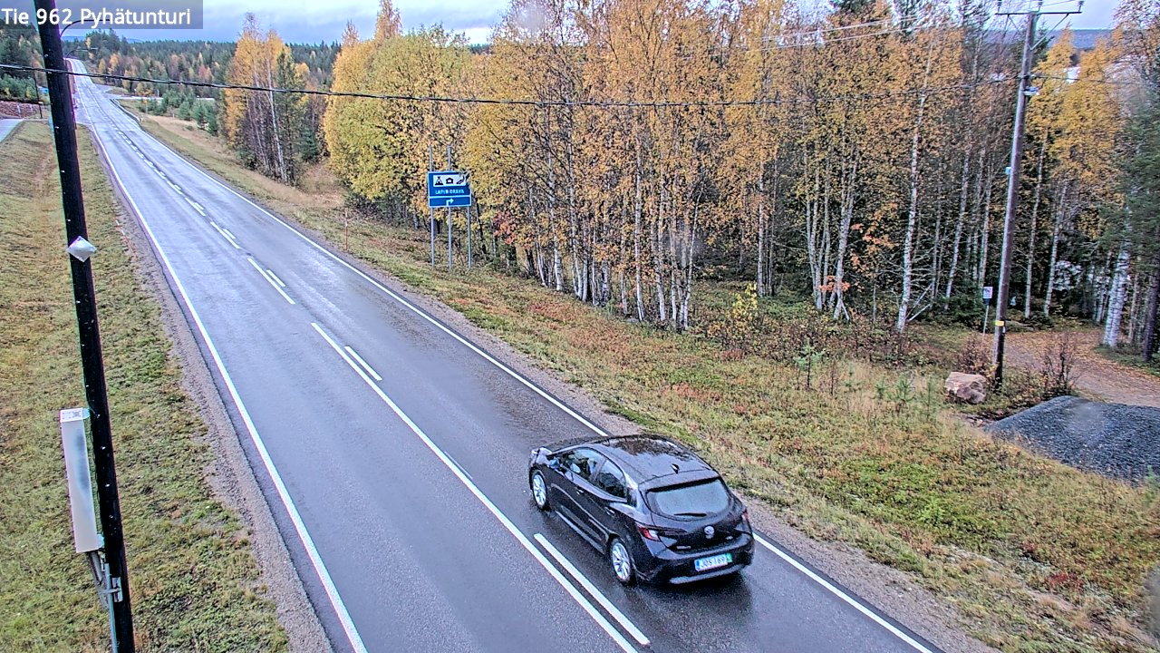 Kelikamerat Kuva Tie 962 Pelkosenniemi Pyhätunturi, Pelkosenniemi, Lappi