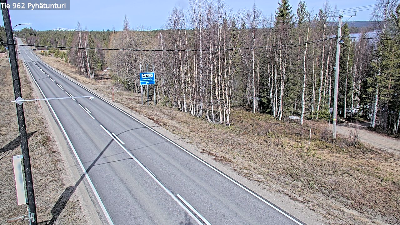 Kelikamerat Kuva Tie 962 Pelkosenniemi Pyhätunturi, Pelkosenniemi, Lappi