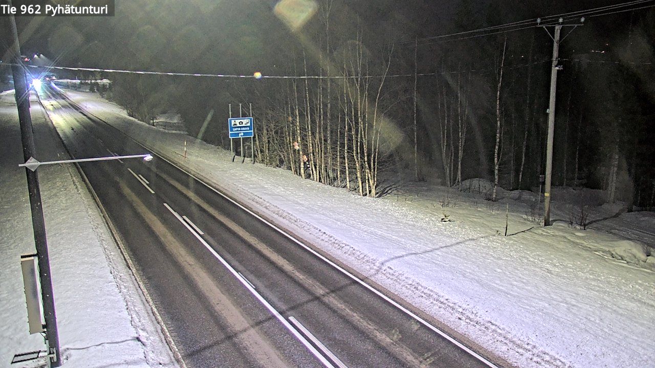 Kelikamerat Kuva Tie 962 Pelkosenniemi Pyhätunturi, Pelkosenniemi, Lappi