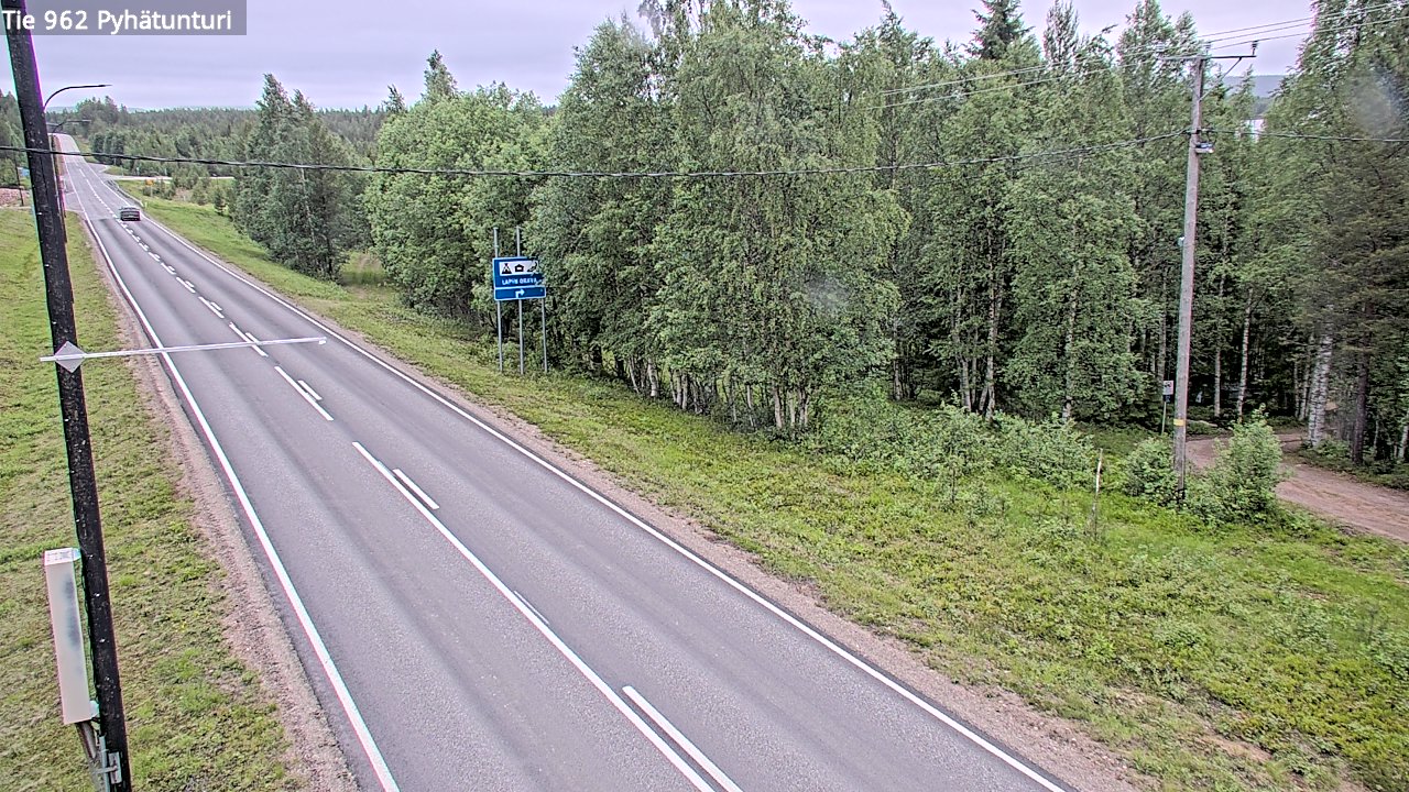 Kelikamerat Kuva Tie 962 Pelkosenniemi Pyhätunturi, Pelkosenniemi, Lappi