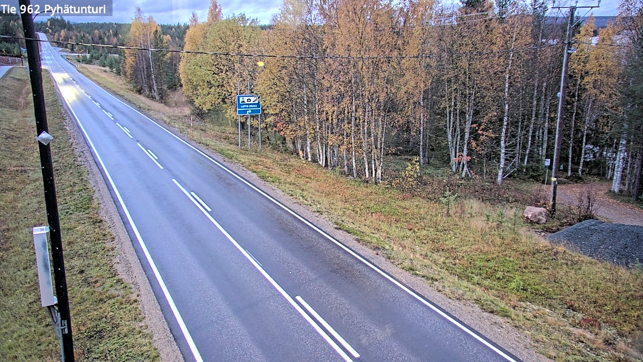 Kelikamerat Kuva Tie 962 Pelkosenniemi Pyhätunturi, Pelkosenniemi, Lappi