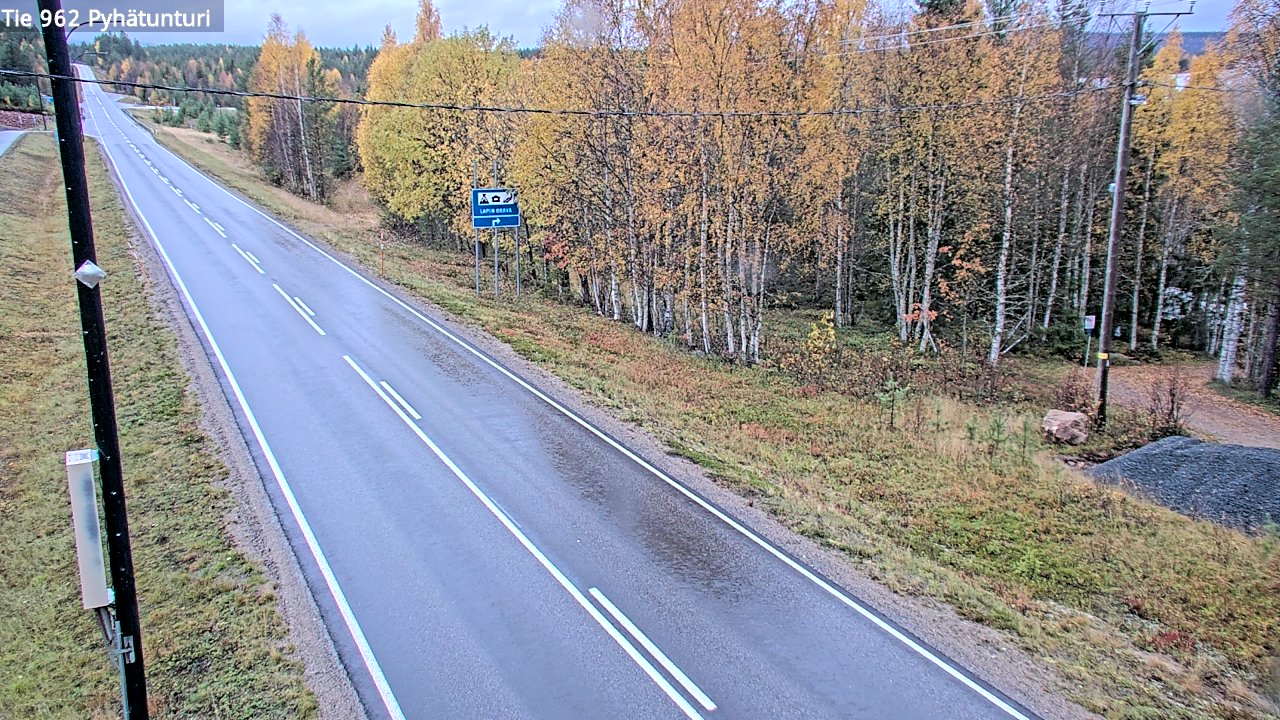 Kelikamerat Kuva Tie 962 Pelkosenniemi Pyhätunturi, Pelkosenniemi, Lappi