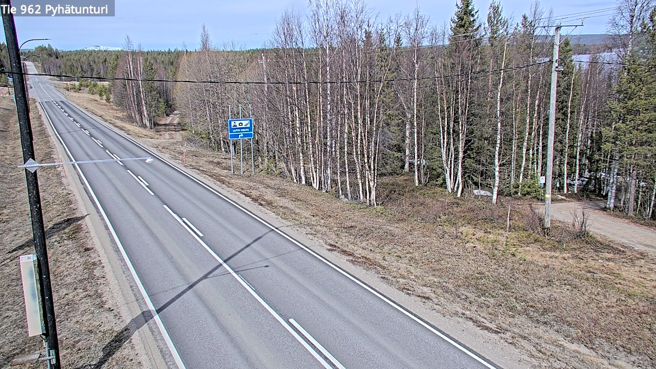 Kelikamerat Kuva Tie 962 Pelkosenniemi Pyhätunturi, Pelkosenniemi, Lappi