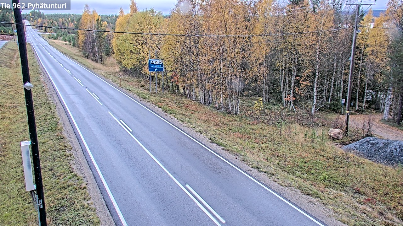 Kelikamerat Kuva Tie 962 Pelkosenniemi Pyhätunturi, Pelkosenniemi, Lappi