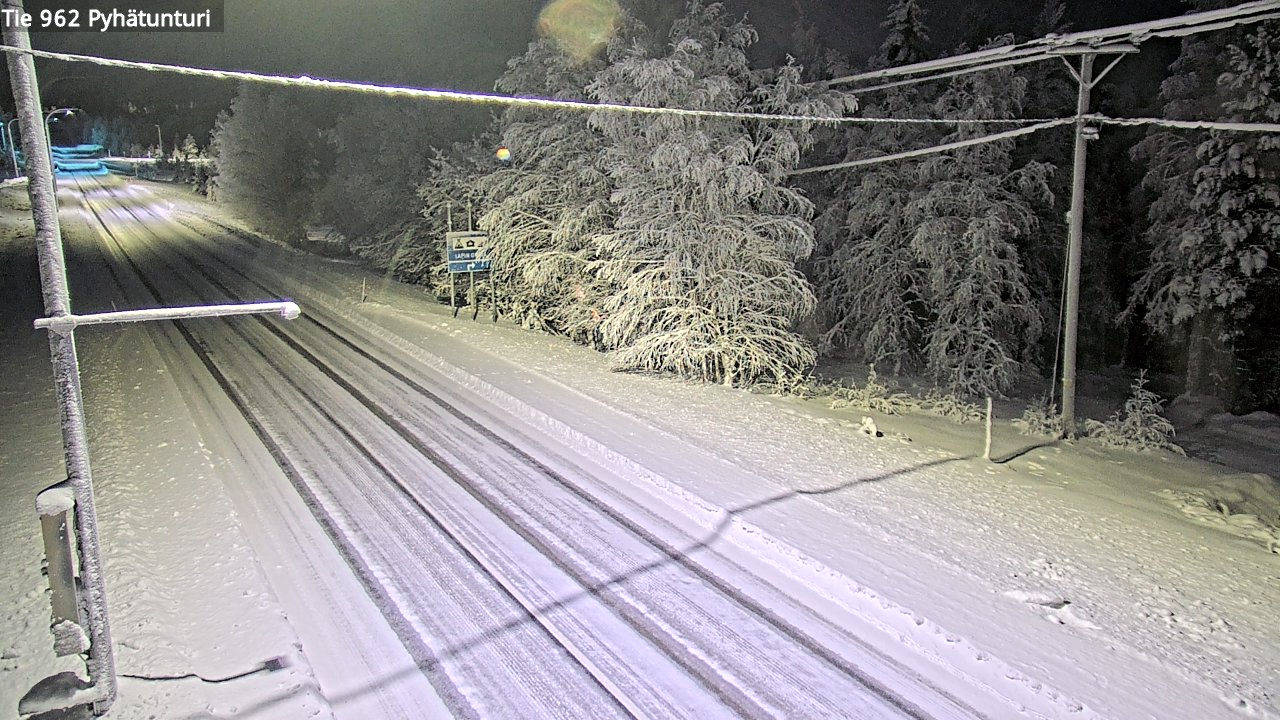 Kelikamerat Kuva Tie 962 Pelkosenniemi Pyhätunturi, Pelkosenniemi, Lappi