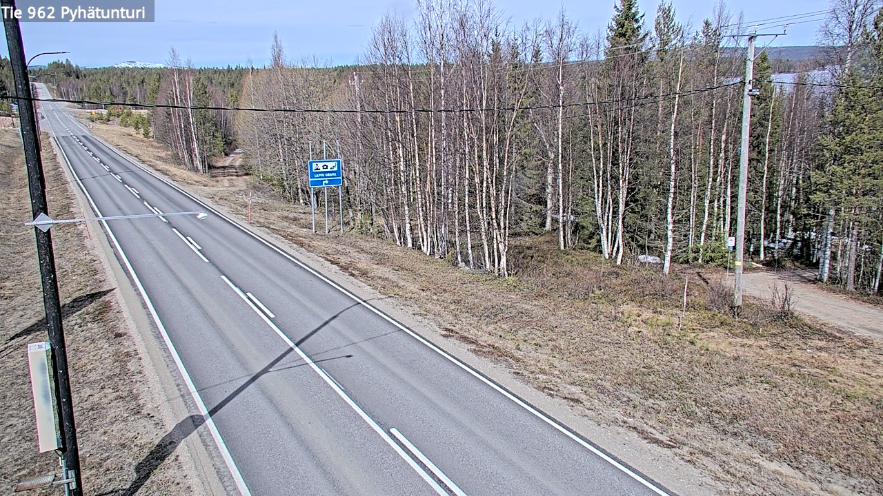 Kelikamerat Kuva Tie 962 Pelkosenniemi Pyhätunturi, Pelkosenniemi, Lappi