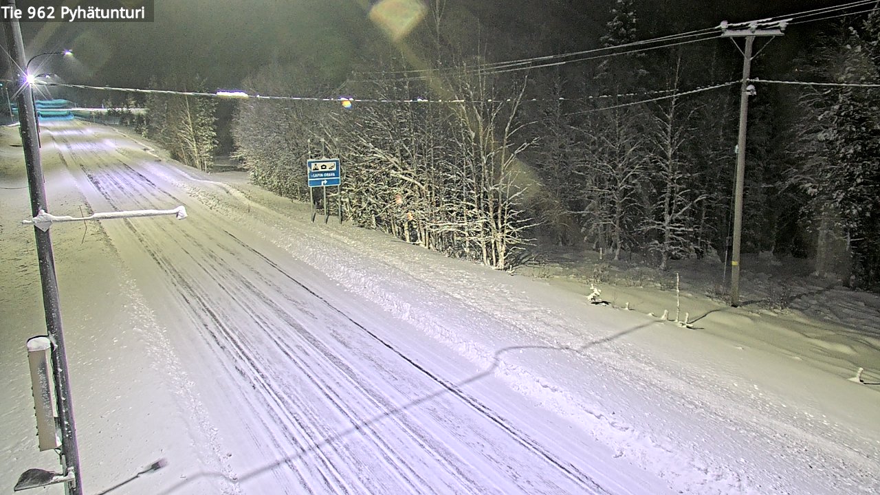 Kelikamerat Kuva Tie 962 Pelkosenniemi Pyhätunturi, Pelkosenniemi, Lappi