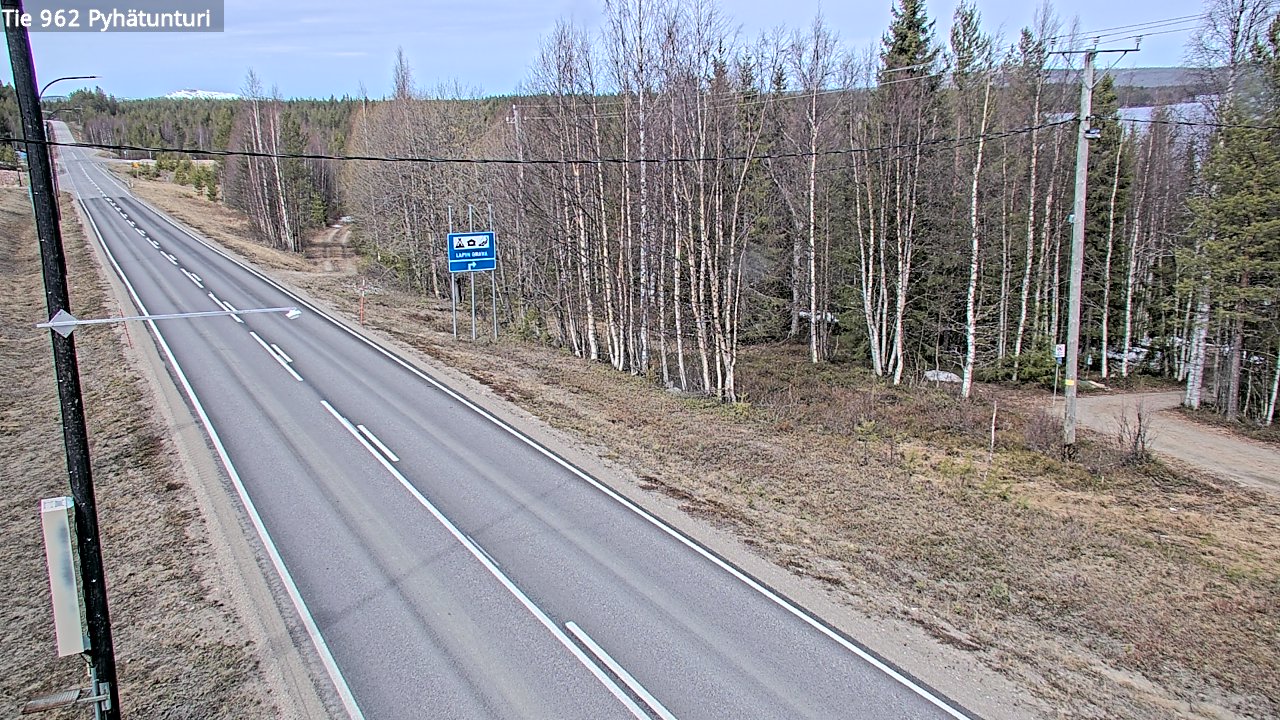 Kelikamerat Kuva Tie 962 Pelkosenniemi Pyhätunturi, Pelkosenniemi, Lappi