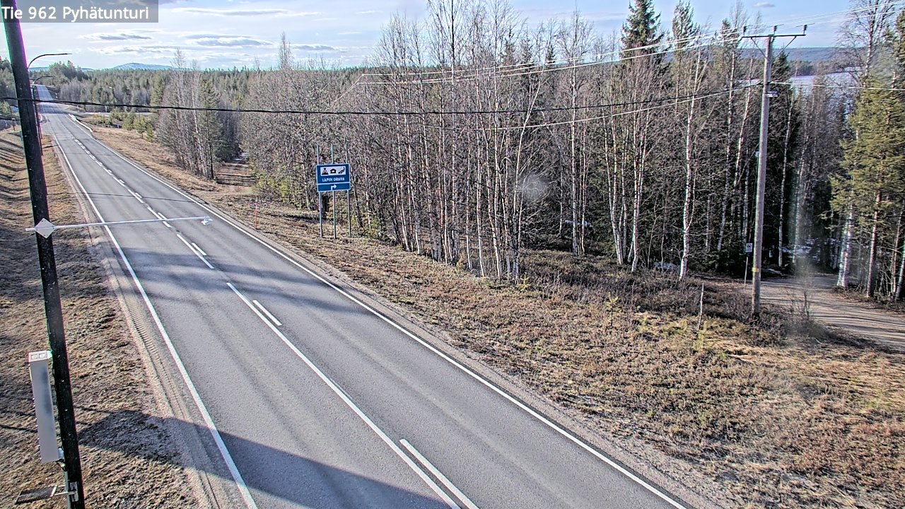 Kelikamerat Kuva Tie 962 Pelkosenniemi Pyhätunturi, Pelkosenniemi, Lappi