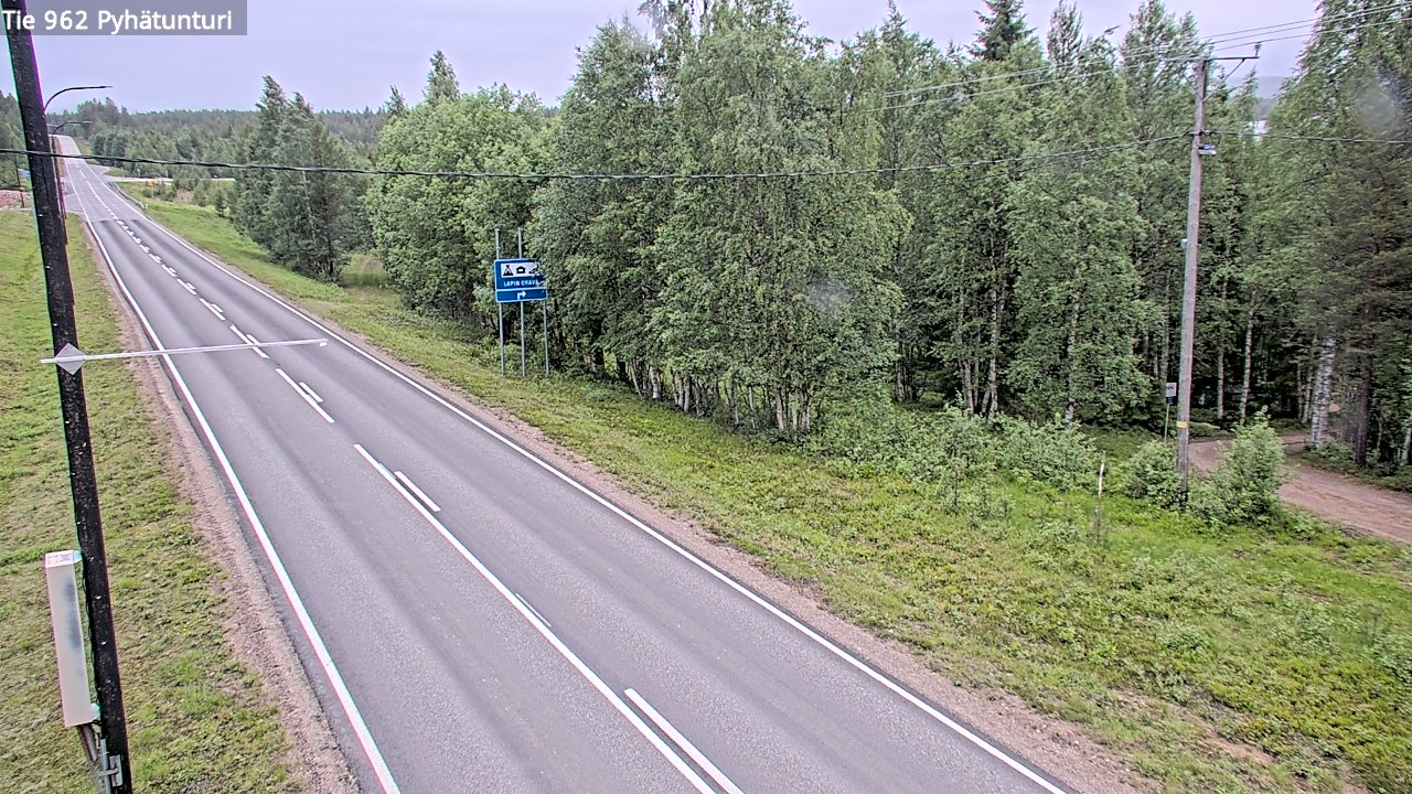 Kelikamerat Kuva Tie 962 Pelkosenniemi Pyhätunturi, Pelkosenniemi, Lappi