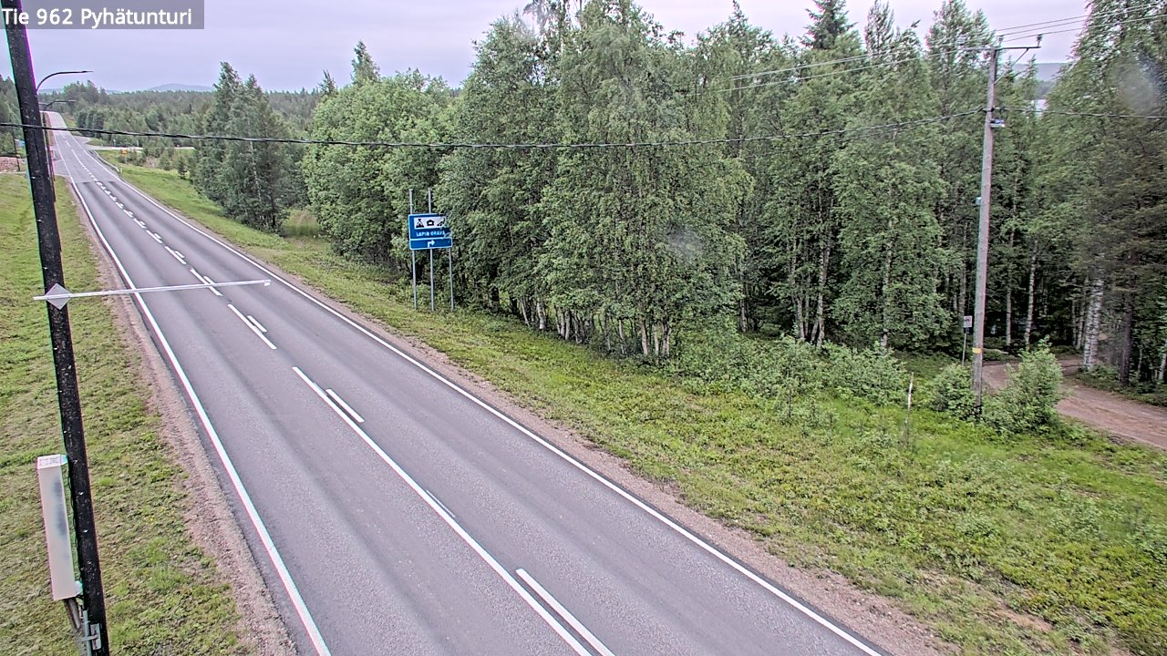Kelikamerat Kuva Tie 962 Pelkosenniemi Pyhätunturi, Pelkosenniemi, Lappi