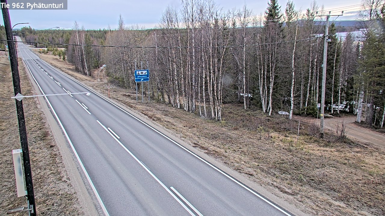 Kelikamerat Kuva Tie 962 Pelkosenniemi Pyhätunturi, Pelkosenniemi, Lappi