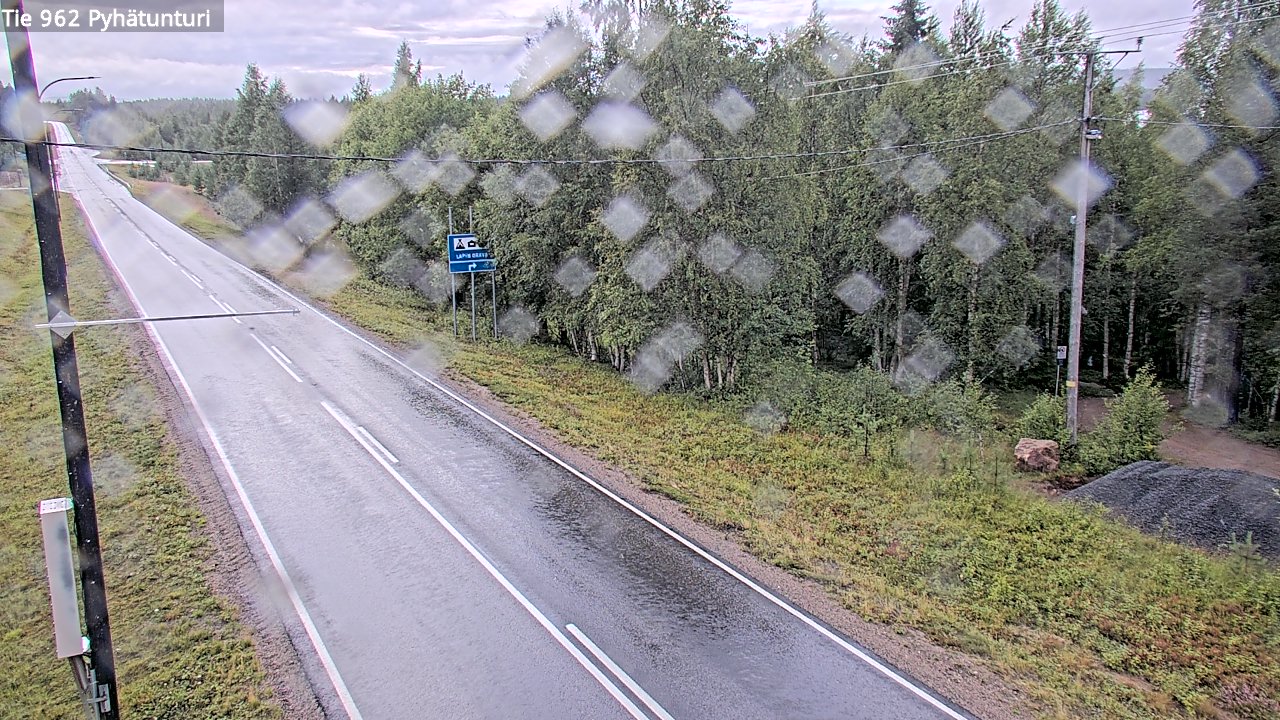 Weather Camera Image Road 962 Pelkosenniemi Pyhätunturi, Pelkosenniemi, Lappi
