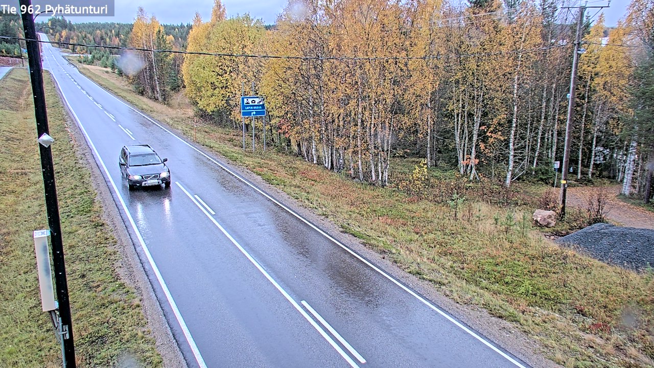 Kelikamerat Kuva Tie 962 Pelkosenniemi Pyhätunturi, Pelkosenniemi, Lappi
