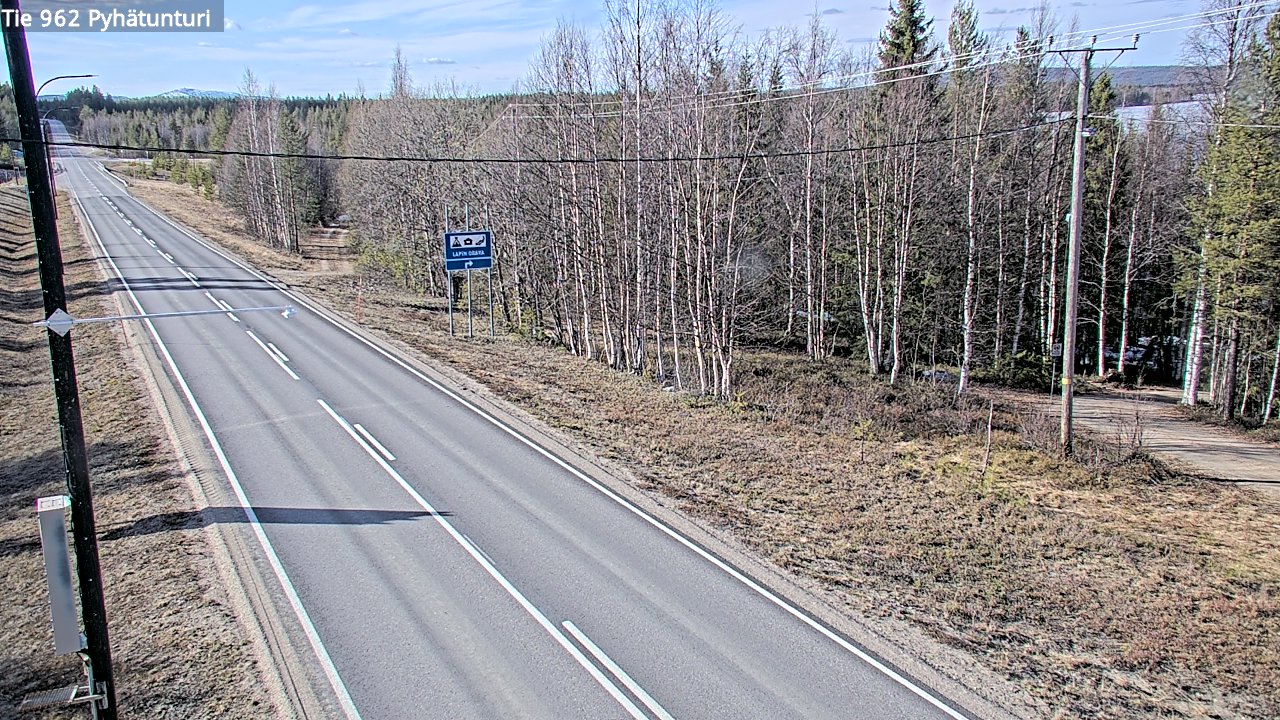 Kelikamerat Kuva Tie 962 Pelkosenniemi Pyhätunturi, Pelkosenniemi, Lappi