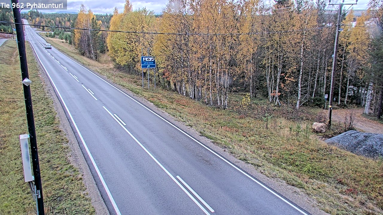 Kelikamerat Kuva Tie 962 Pelkosenniemi Pyhätunturi, Pelkosenniemi, Lappi