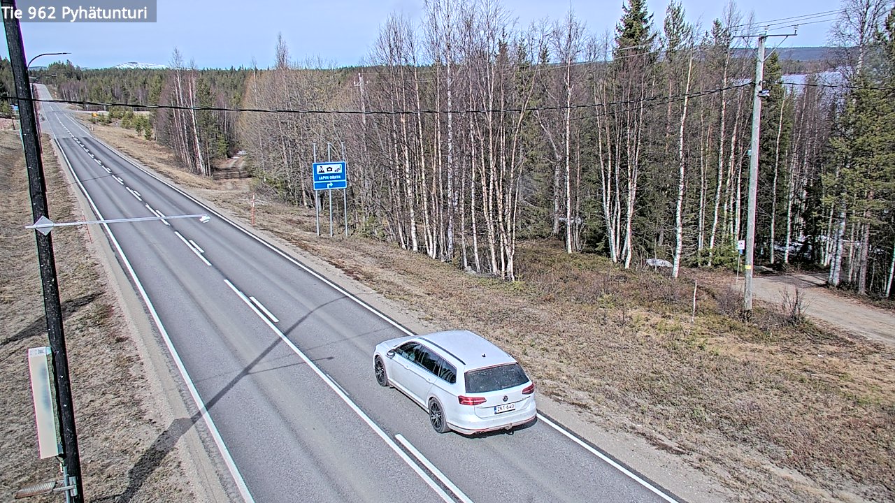 Kelikamerat Kuva Tie 962 Pelkosenniemi Pyhätunturi, Pelkosenniemi, Lappi