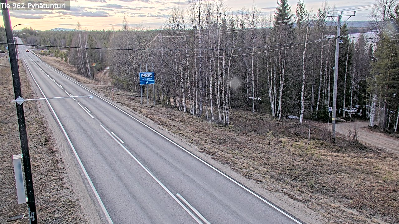 Kelikamerat Kuva Tie 962 Pelkosenniemi Pyhätunturi, Pelkosenniemi, Lappi